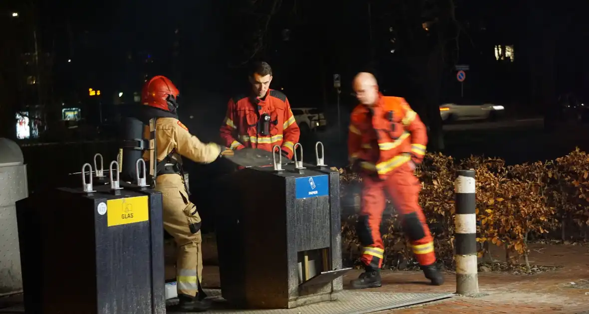 Vuur in ondergrondse container gedoofd - Foto 1
