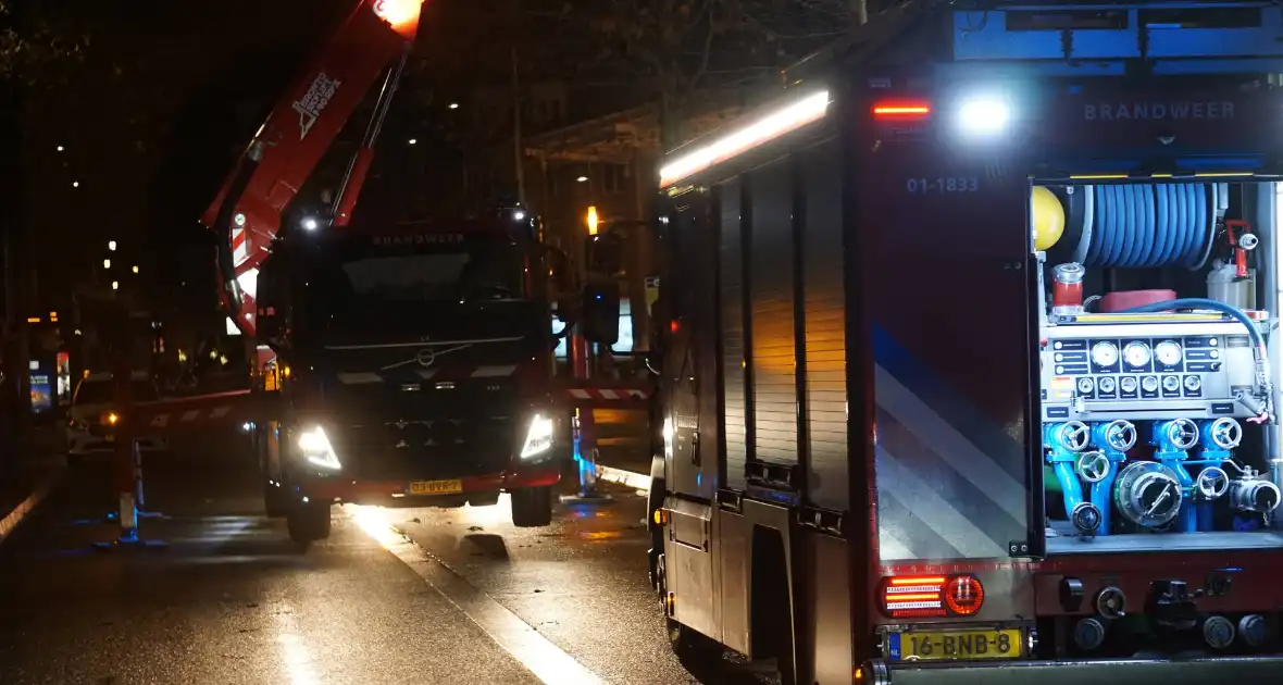 Woningbrand in studentenhuis geblust - Foto 1