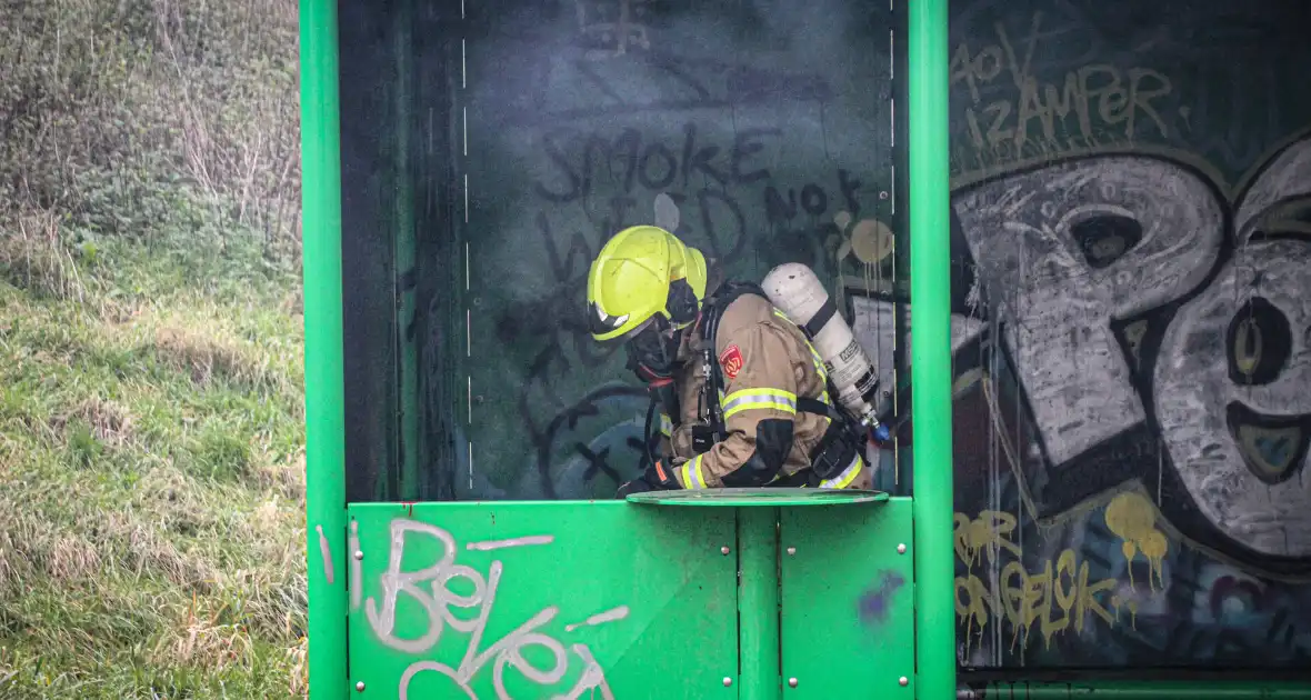 Brand in jeugdhonk snel geblust