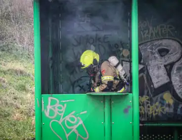 Brand in jeugdhonk snel geblust