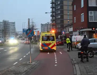 Botsing tussen fatbike en auto leidt tot gewonde