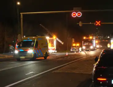 Bestuurder raakt gewond bij ongeval