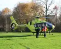 Medische noodsituatie leidt tot inzet van meerdere helikopters