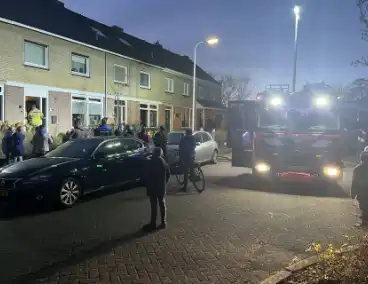Brandweer snel in actie bij woningbrand