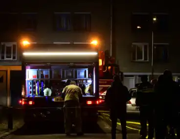 Brand in flatwoning door vuurwerk