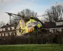 Medische noodsituatie met traumahelikopter
