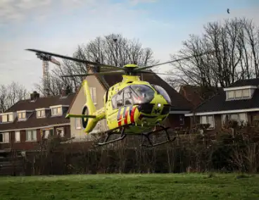 Medische noodsituatie met traumahelikopter