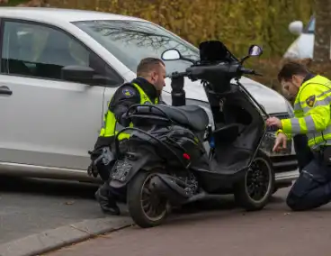 Ongeval met scooter en automobilist