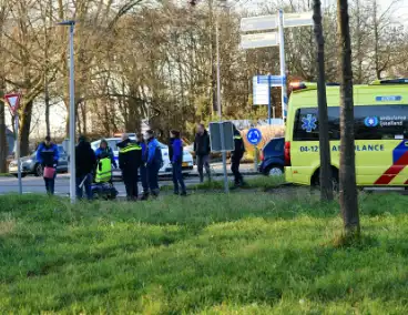 Aanrijding tussen auto en scootmobiel