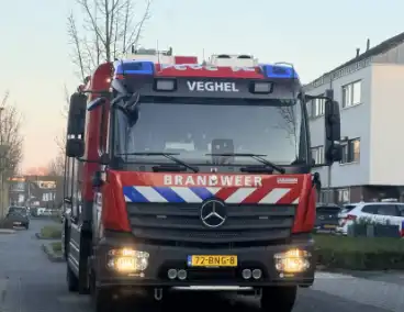 Woningbrand door oven in Veghel