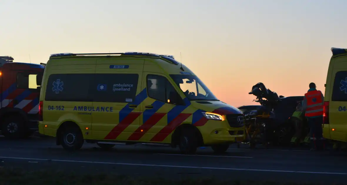 Verkeersongeval door loslopende hond op snelweg - Foto 6