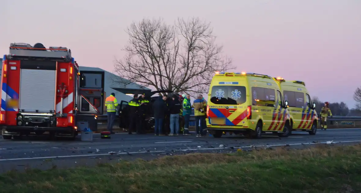 Verkeersongeval door loslopende hond op snelweg - Foto 7