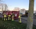 Brand in vrachtwagen geblust