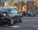 Aanrijding op drukke kruising