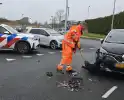 Ongeval tussen twee Automobilisten geen letsel op houtribweg