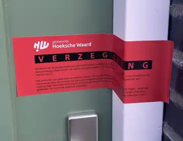 Burgemeester sluit pand vanwege hennepkwekerij