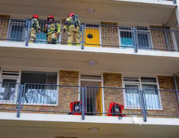 Vuurwerk veroorzaakt brand op balkon