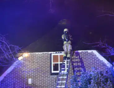Vuurpijl veroorzaakt melding woningbrand