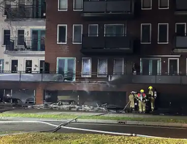 Brand in parkeergarage leidt tot grote inzet hulpdiensten