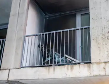Vuurwerk op balkon veroorzaakt brand