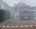 Brand in schuurt leidt tot grote rookontwikkeling