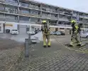 Afvalbrand onder controle na snelle inzet