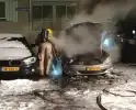Voertuig in brand op parkeerplaats
