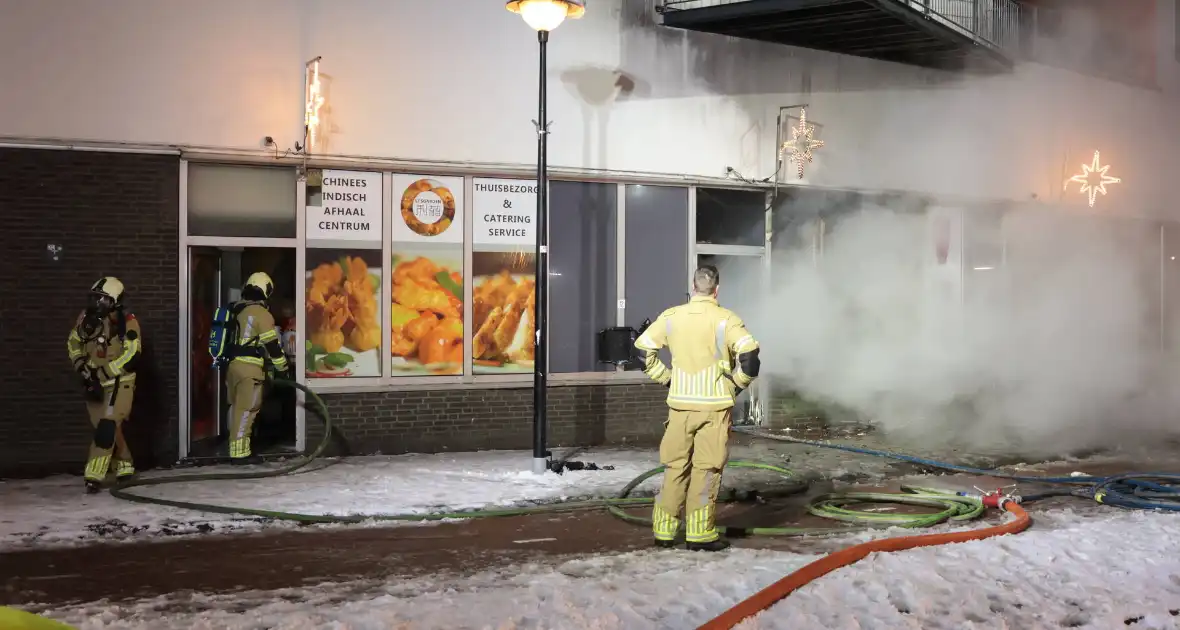 Uitslaande brand in restaurant leidt tot ontruiming appartementen - Foto 1