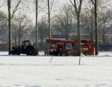 Brand in woning leidt tot hulpverlening