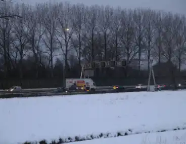 Botsing tussen voertuigen leidt tot verkeershinder