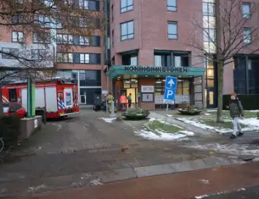 Hulpdiensten massaal aanwezig bij woningbrand