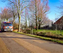 Brand in boerderij leidt tot rookinhalatie
