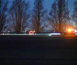 Verkeersongeluk leidt tot wegafsluiting