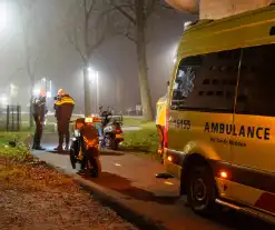 Gewonden nadat scooters botsen op fietspad