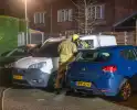 Brand in auto vergt inzet van hulpdiensten