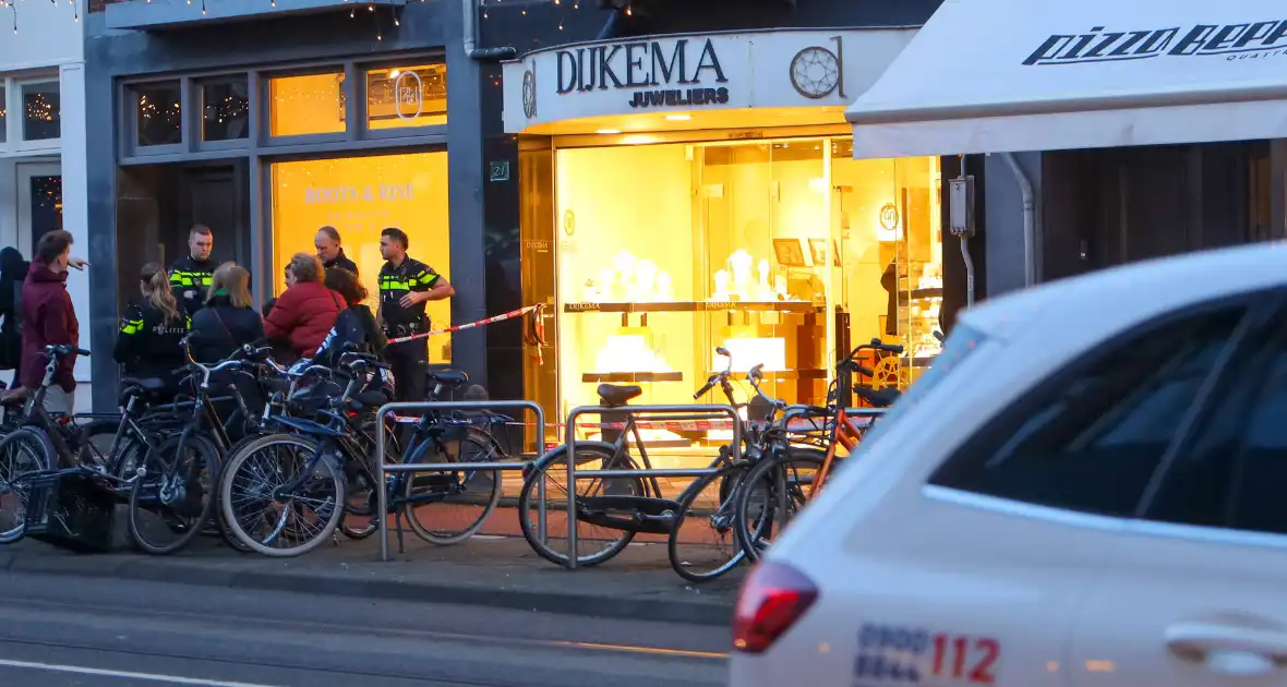 Overval op juwelierszaak zonder gewonden