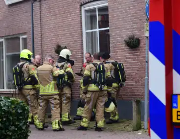 Brandweer ventileert woning vanwege teveel koolmonoxide