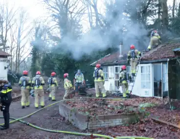 Brand in schuurtje snel onder controle