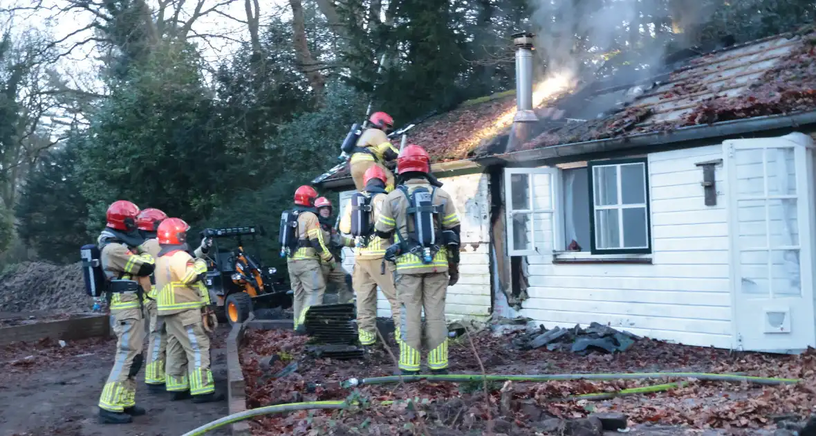 Brand in schuurtje snel onder controle - Foto 1