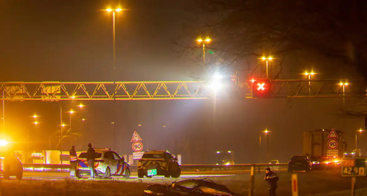 Enorme schade bij ongeval met personenauto