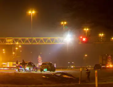 Enorme schade bij ongeval met personenauto