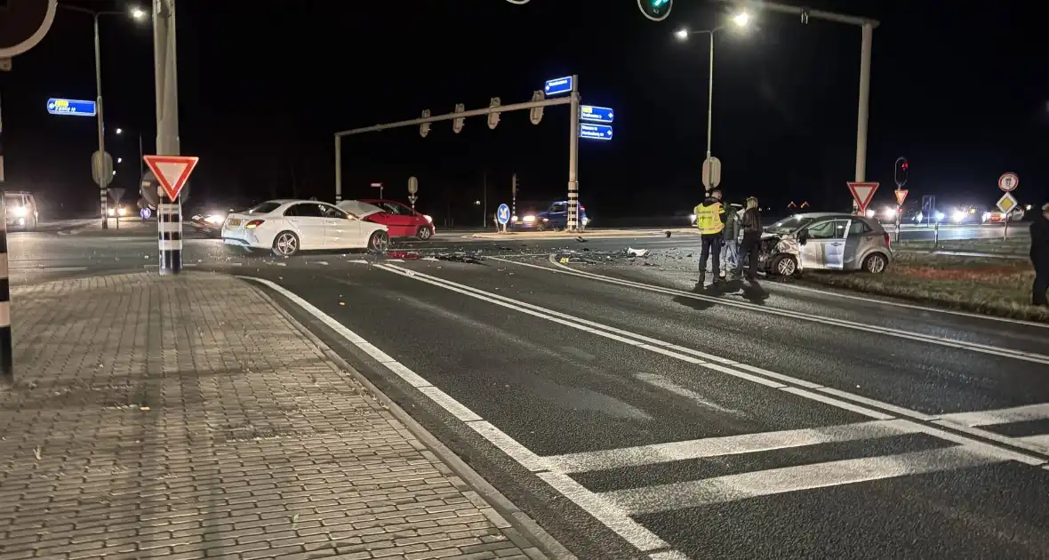 Aanrijding op N340 leidt tot verkeersafsluiting