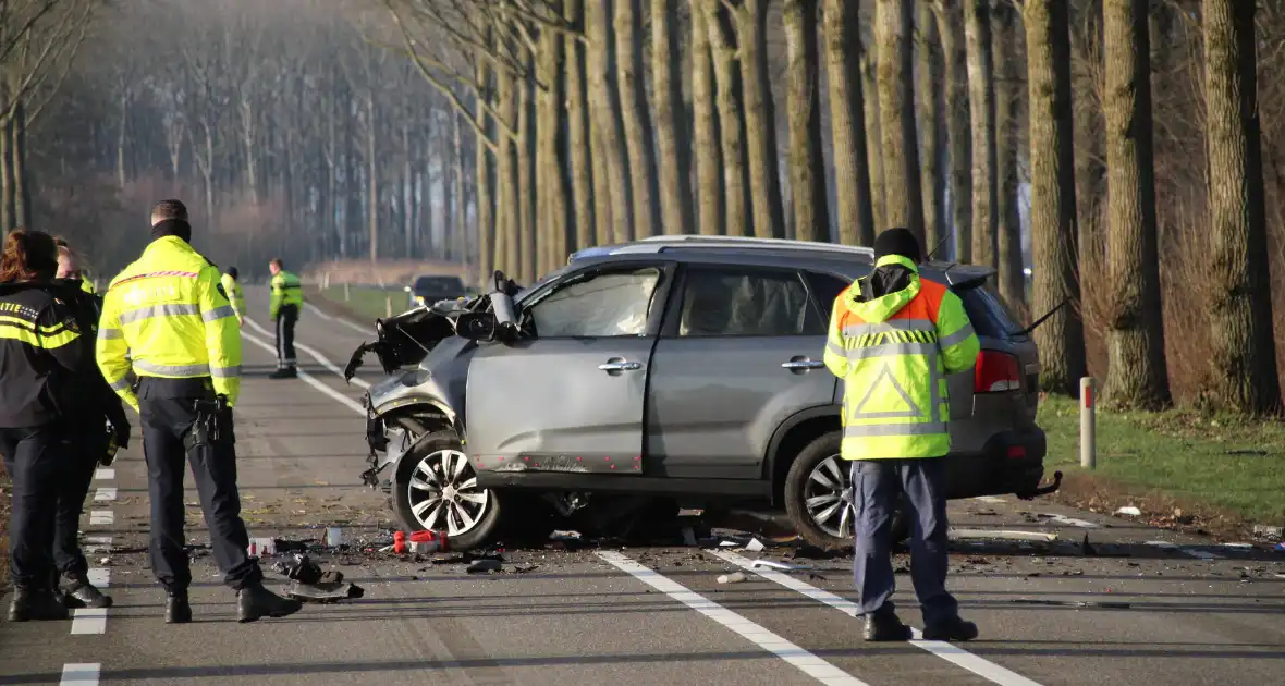 Dodelijk ongeval met auto tegen boom - Foto 1