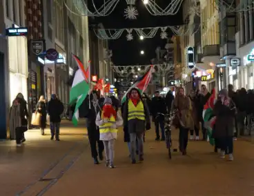 Demonstratie trekt aandacht in centrum