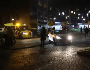 Auto botst op Fatbike in Rotterdam