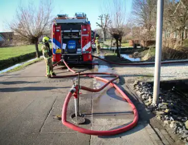 Woningbrand onder controle na snelle brandweeractie