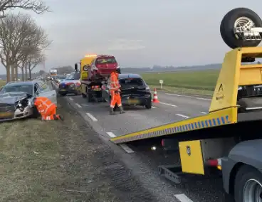 Grote schade na aanrijding