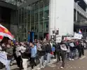 Demonstratie bij Rijkskantoor tegen uitzettingen naar Irak