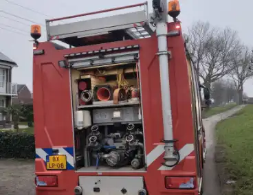 Brandweer ingeschakeld bij waterlek