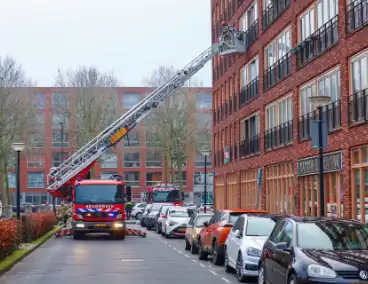 Brand geblust in appartement